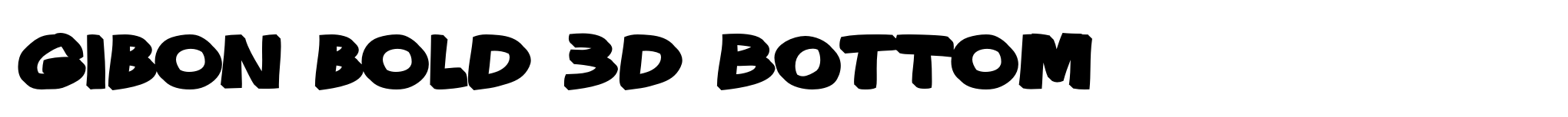 Gibon Bold 3D Bottom image